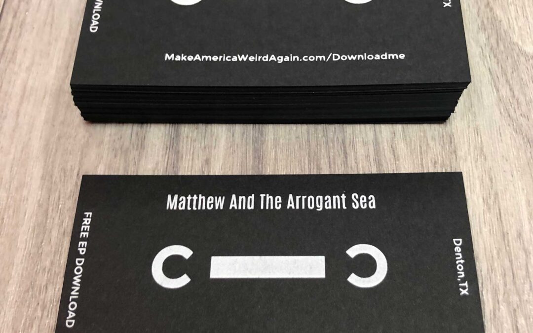 Matthew and the Arrogant Sea Free Download Business Cards