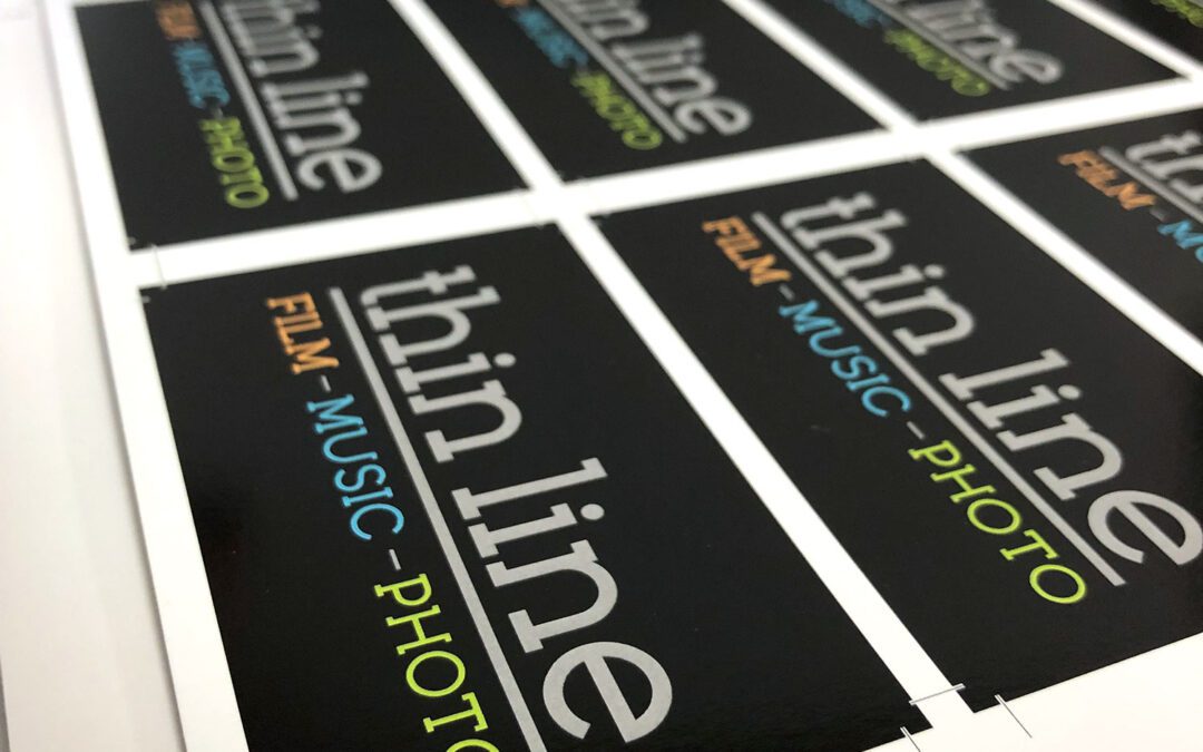 Thin Line Business Cards